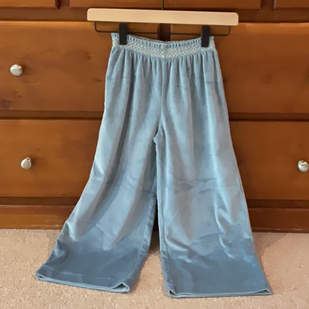 Mayoral Velour Wide Leg Pants